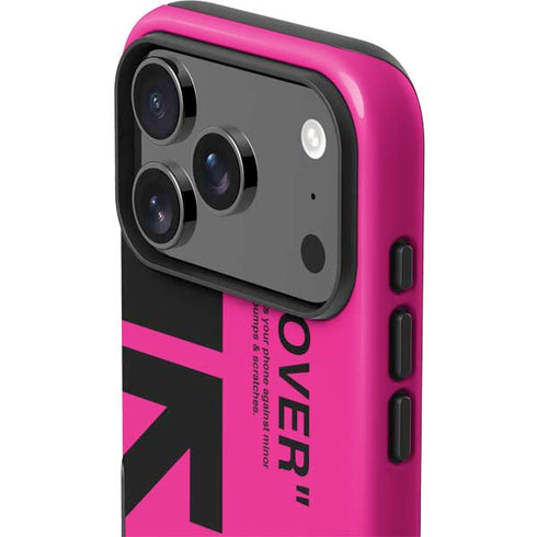 Black and Pink Arrows iPhone 17 Pro Impact Case