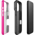 Black and Pink Arrows iPhone 17 Pro Impact Case
