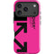 Black and Pink Arrows iPhone 17 Pro Max Impact Case