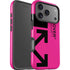 Black and Pink Arrows iPhone 17 Pro Max Impact Case
