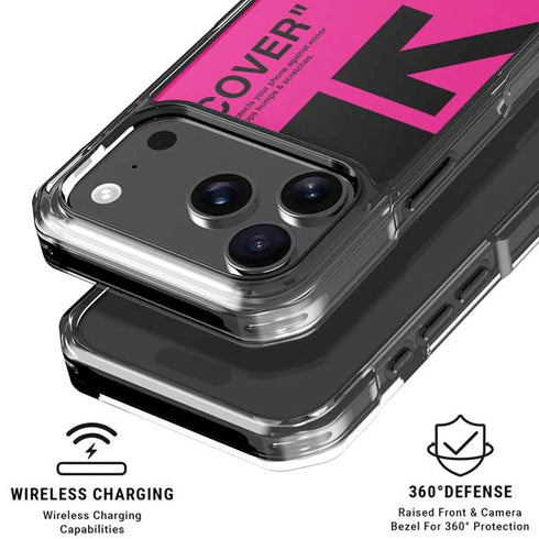 Black and Pink Arrows iPhone 17 Pro Max MagSafe Case