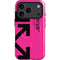 Black and Pink Arrows iPhone 17 Pro Max Magsafe Impact Case