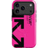 Black and Pink Arrows iPhone 17 Pro Max Magsafe Impact Case
