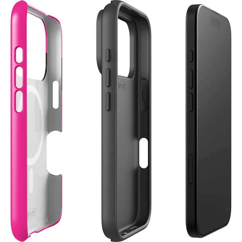 Black and Pink Arrows iPhone 17 Pro Max Magsafe Impact Case