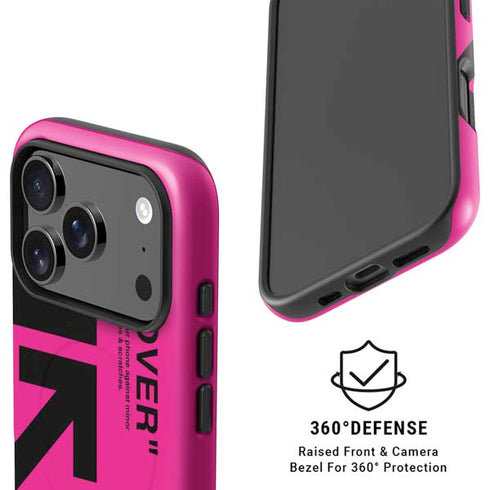 Black and Pink Arrows iPhone 17 Pro Max Magsafe Impact Case