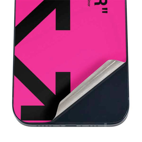 Black and Pink Arrows iPhone 17 Pro Max Skin