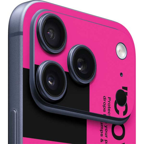 Black and Pink Arrows iPhone 17 Pro Skin