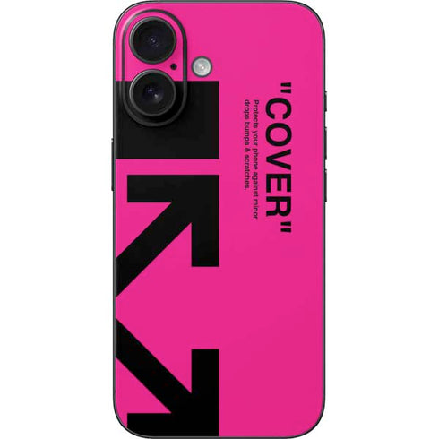Black and Pink Arrows iPhone 17 Skin