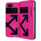 Black and Pink Arrows iPhone SE (2nd & 3rd Gen) Folio Case