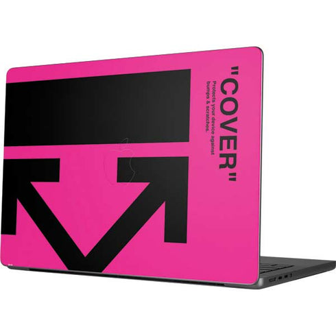 Black and Pink Arrows Apple MacBook Pro 14-inch Skin