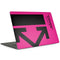 Black and Pink Arrows MacBook Skins