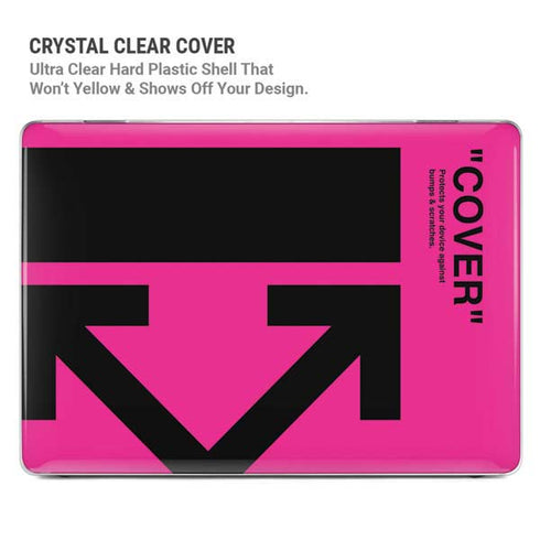 Black and Pink Arrows MacBook Cases