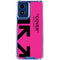 Black and Pink Arrows Moto G 5G (2024) Clear Case