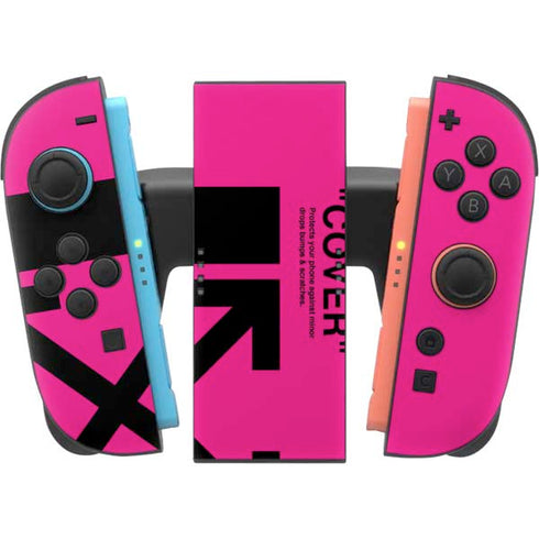 Black and Pink Arrows Nintendo Switch 2 (2025) Joy-Con Controller Skin