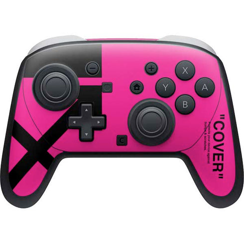 Black and Pink Arrows Nintendo Switch 2 (2025) Pro Controller Skin