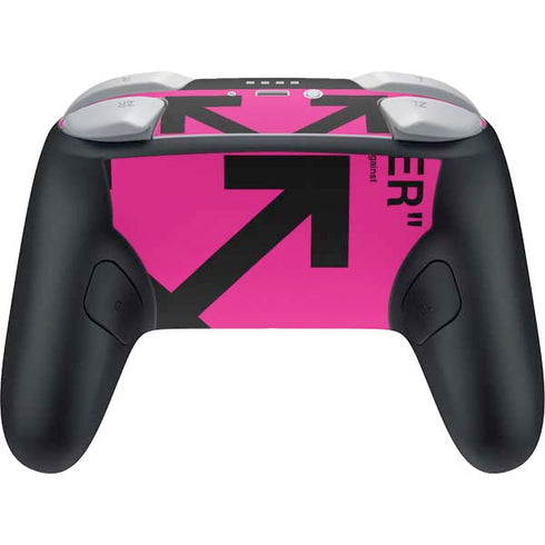 Black and Pink Arrows Nintendo Switch 2 (2025) Pro Controller Skin