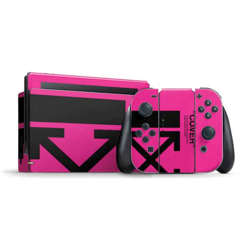 Black and Pink Arrows Nintendo Skins
