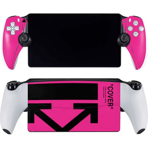 Black and Pink Arrows PlayStation Portal Remote Player Skin