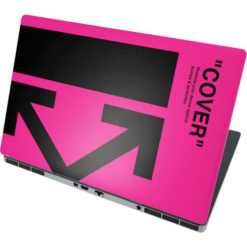 Black and Pink Arrows Dell Precision Skin