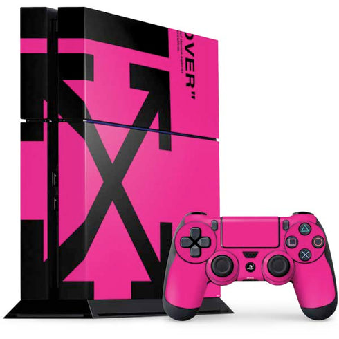 Black and Pink Arrows PlayStation PS4 Skins
