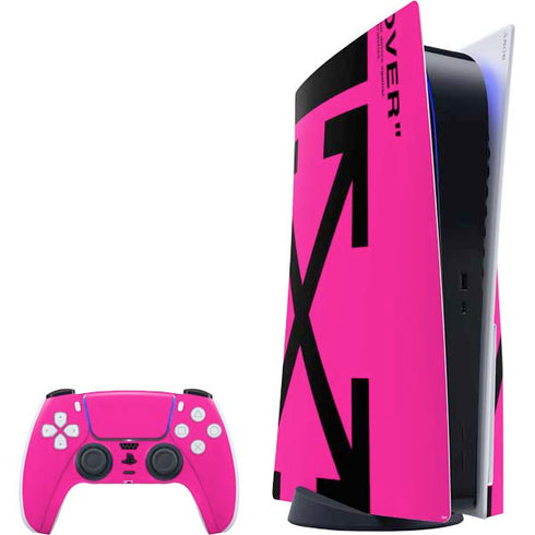 Black and Pink Arrows PlayStation PS5 Skins