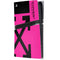 Black and Pink Arrows PS5 Pro Console Skin