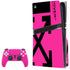 Black and Pink Arrows PS5 Pro Disk Bundle Skin