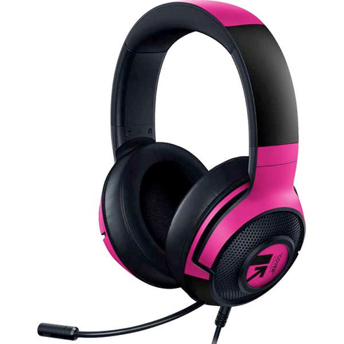 Black and Pink Arrows Razer Kraken X Skin