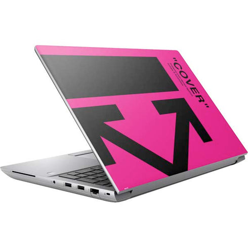 Black and Pink Arrows HP ZBook Fury 16 G10 Skin