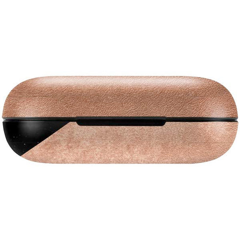 Black and Rose Gold Marble Split Amazon Echo Buds Skin