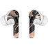 Black and Rose Gold Marble Split AirPods Skins