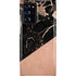 Black and Rose Gold Marble Split Galaxy Cases