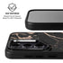 Black and Rose Gold Marble Split Galaxy S24 Plus Kickstand Case
