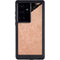 Black and Rose Gold Marble Split Galaxy S24 Ultra Waterproof Case