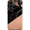 Black and Rose Gold Marble Split Galaxy S26 Impact Case