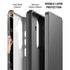 Black and Rose Gold Marble Split Galaxy S26 Impact Case