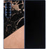 Black and Rose Gold Marble Split Galaxy Z Fold6 Skin