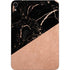 Black and Rose Gold Marble Split Apple iPad Mini Skin