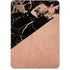 Black and Rose Gold Marble Split Apple iPad Pro Skin