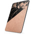 Black and Rose Gold Marble Split Apple iPad Pro Skin