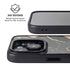 Black and Rose Gold Marble Split iPhone 14 Plus Kickstand Case