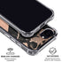 Black and Rose Gold Marble Split iPhone 16e MagSafe Case