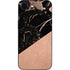 Black and Rose Gold Marble Split iPhone 16e Skin