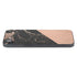Black and Rose Gold Marble Split iPhone 16e Skin