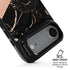 Black and Rose Gold Marble Split iPhone 17 Air Kickstand Case