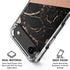 Black and Rose Gold Marble Split iPhone 17 Air MagSafe Case