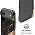 Black and Rose Gold Marble Split iPhone 17 Air Magsafe Impact Case