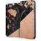Black and Rose Gold Marble Split iPhone 7 Folio Case