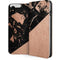 Black and Rose Gold Marble Split iPhone 8 Folio Case