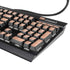 Black and Rose Gold Marble Split K95 RGB PLATINUM Mechanical Gaming Keyboard Skin